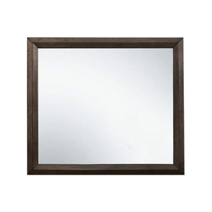 Homelegance Chesky Wood/Wood Veneer Rectangular Mirror, Warm Espresso