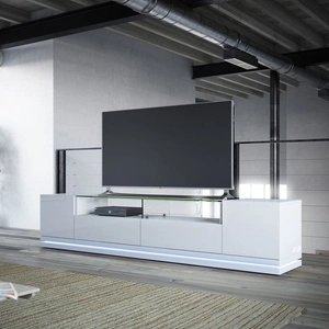 Manhattan Comfort Vanderbilt TV Stand w/LED Lights