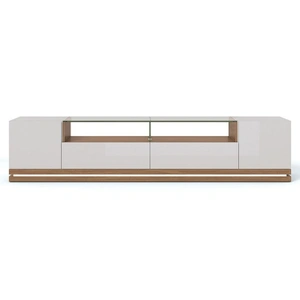 Manhattan Comfort Vanderbilt TV Stand w/LED Lights