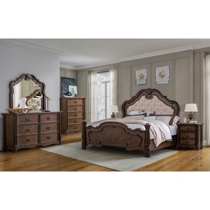 Cosmos Furniture Nicole Arched Mirror, Brown