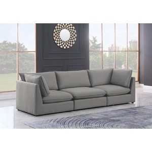 Meridian Furniture Mackenzie 120-inch Linen Modular Sofa
