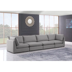 Meridian Furniture Mackenzie Linen 160-inch Modular Sofa