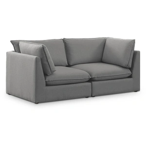 Meridian Furniture Mackenzie 80-inch Linen Modular Sofa