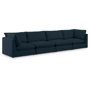 Meridian Furniture Mackenzie Linen 160-inch Modular Sofa