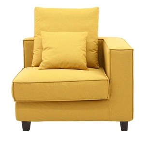 Furnings Apollo Luxury Linen Right Arm Sofa Chair