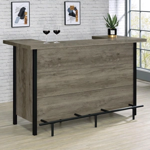 Coaster Bellemore Rectangular Wood Veneer Storage Bar Unit