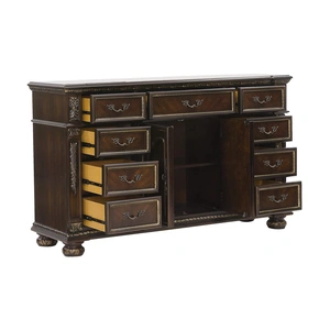 Homelegance Catalonia Wood/Wood Veneer Dresser, Dark Cherry