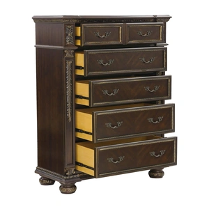Homelegance Catalonia Wood/Wood Veneer Chest, Dark Cherry