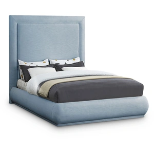 Meridian Furniture Brooke Linen Fabric Bed