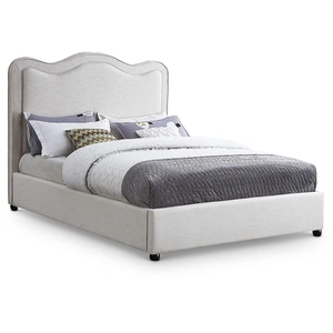 Meridian Furniture Felix Linen Fabric Bed