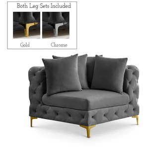 Meridian Furniture Tremblay Velvet Modular Corner Chair