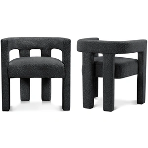 Meridian Furniture Athena Boucle Fabric Accent Chair