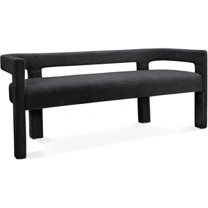 Meridian Furniture Athena Boucle Fabric Bench