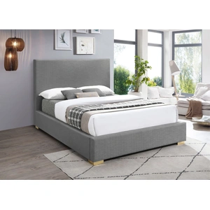 Meridian Furniture Crosby Linen Fabric Bed