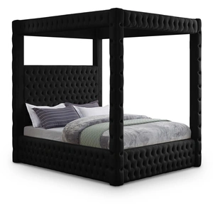 Meridian Furniture Royal Velvet Canopy Bed