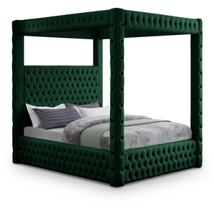 Meridian Furniture Royal Velvet Canopy Bed
