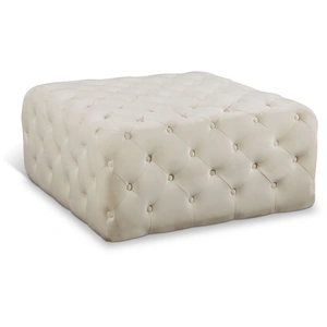 Meridian Furniture Ariel Velvet Ottoman/Bench