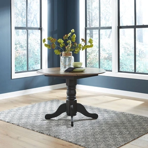 Liberty Furniture Carolina Crossing Round Drop Leaf Dining Table