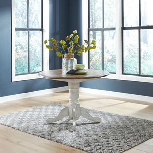 Liberty Furniture Carolina Crossing Round Drop Leaf Dining Table