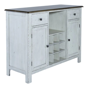 Liberty Furniture Carolina Crossing Wood Server with Wine Storage