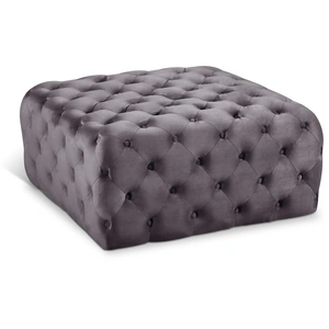 Meridian Furniture Ariel Velvet Ottoman/Bench