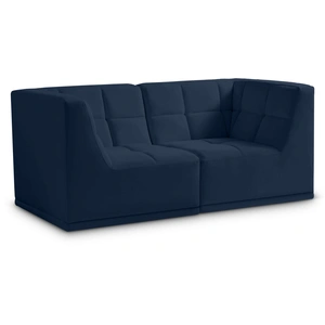 Meridian Furniture Relax 68-inch Velvet Modular Sofa