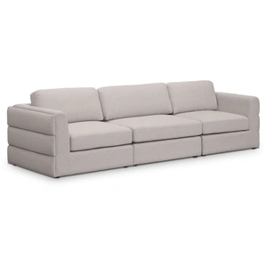 Meridian Furniture Beckham 114-inch Linen Modular Sofa