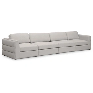 Meridian Furniture Beckham 152-inch Linen Modular Sofa