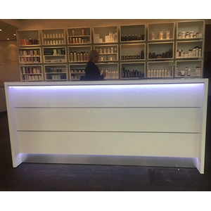 MDD Office Furniture Valde 93-inch Straight Reception Desk