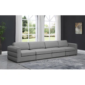 Meridian Furniture Beckham 152-inch Linen Modular Sofa