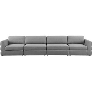 Meridian Furniture Beckham 152-inch Linen Modular Sofa