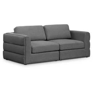 Meridian Furniture Beckham 76-inch Linen Modular Sofa