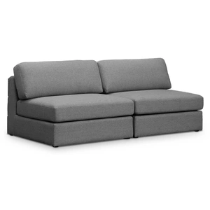 Meridian Furniture Beckham 76-inch Linen Modular Armless Sofa