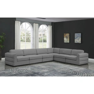 Meridian Furniture Beckham 152-inch 6-Piece Linen Fabric Modular Sectional Sofa