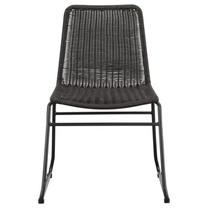 Coaster Dacy Rattan Dining Chair, Brown/Sandy Black (Set of 2)