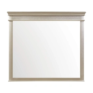 Homelegance Celandine Wood Rectangular Mirror, Silver