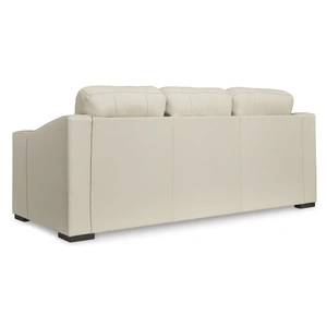 Ashley Furniture Treasure Trove Leather/Faux Leather Sofa, Almond