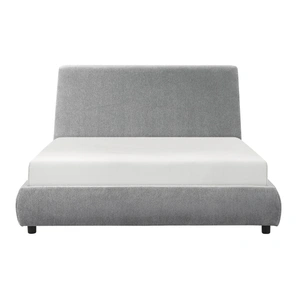Homelegance Alford Chenille Platform Bed, Gray