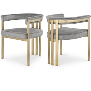 Meridian Furniture Marcello Velvet Dining Chair (Set of 2)