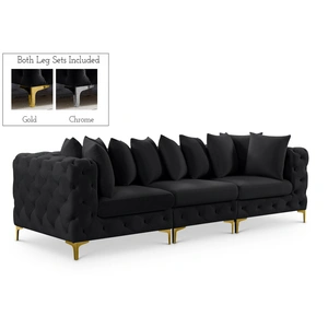 Meridian Furniture Tremblay 108-inch Velvet Modular Sofa