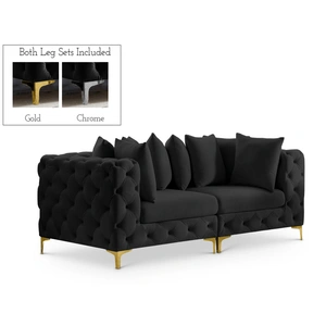Meridian Furniture Tremblay 78-inch Velvet Modular Sofa
