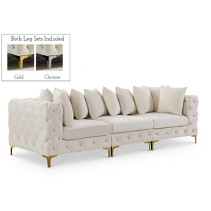 Meridian Furniture Tremblay 108-inch Velvet Modular Sofa