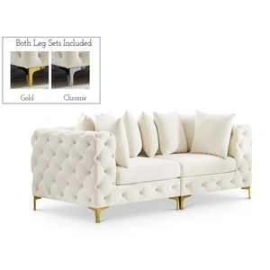 Meridian Furniture Tremblay 78-inch Velvet Modular Sofa