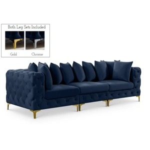 Meridian Furniture Tremblay 108-inch Velvet Modular Sofa
