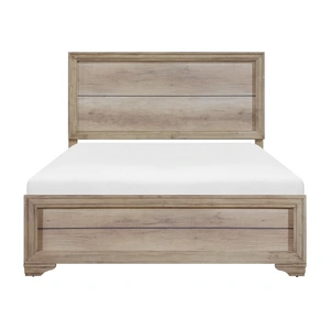 Homelegance Lonan Melamine/Wood Bedroom Set, Natural