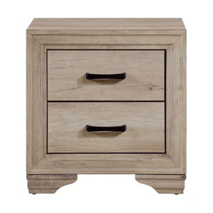 Homelegance Lonan Melamine/Wood Nightstand, Natural