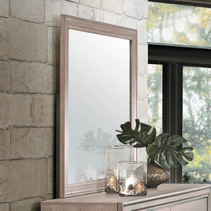 Homelegance Lonan Melamine/Wood Mirror, Natural
