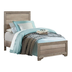 Homelegance Lonan Melamine/Wood Bed, Natural