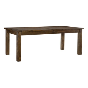 Homelegance Jerrick Rectangular Wood Dining Table, Burnished Brown