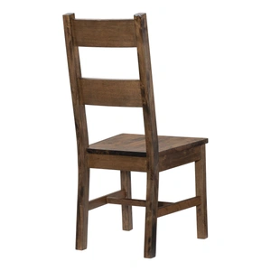 Homelegance Jerrick Wood Side Chair, Burnished Brown (Set of 2)